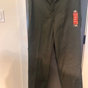 Dickies Men's Dark Green Chinos